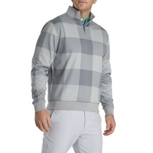 FootJoy Jersey Fleece Quarter-Zip- , sz : large
